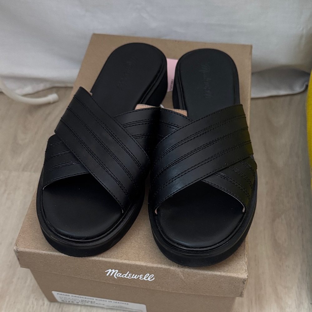 Madewell leather slides